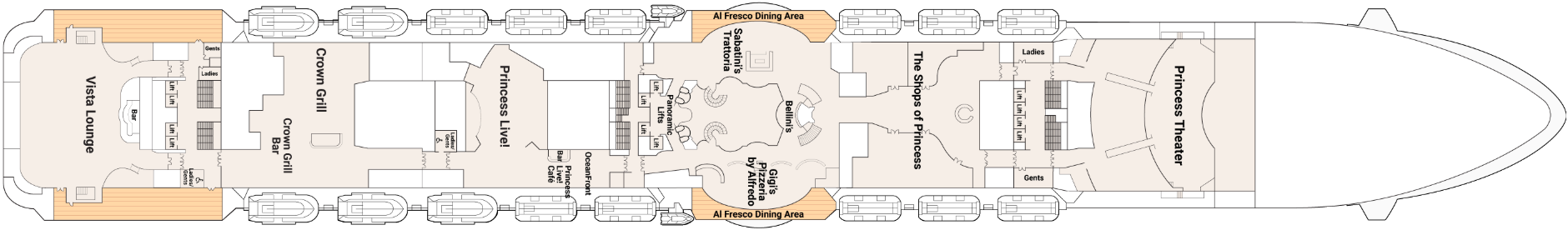 Princess Cruises Enchanted Princess Deck 7 - Promenade.png